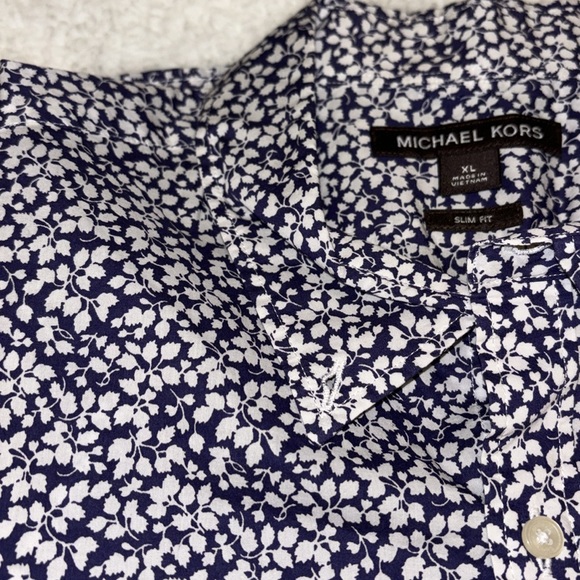 Michael Kors x Liberty Fabric Short Sleeve Button Down - Picture 3 of 3